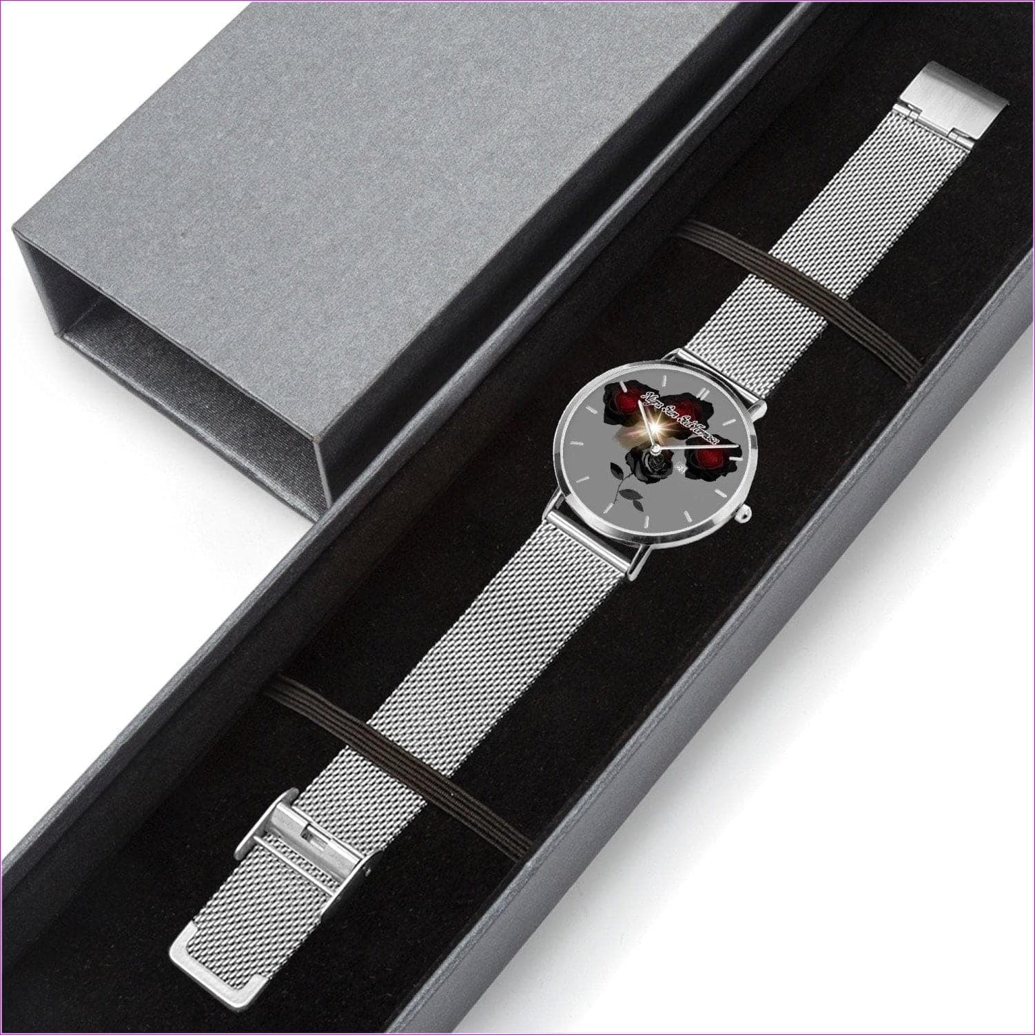 - Nigra Sum Sed Formosa Stainless Steel Perpetual Calendar Quartz Watch - watch at TFC&H Co.
