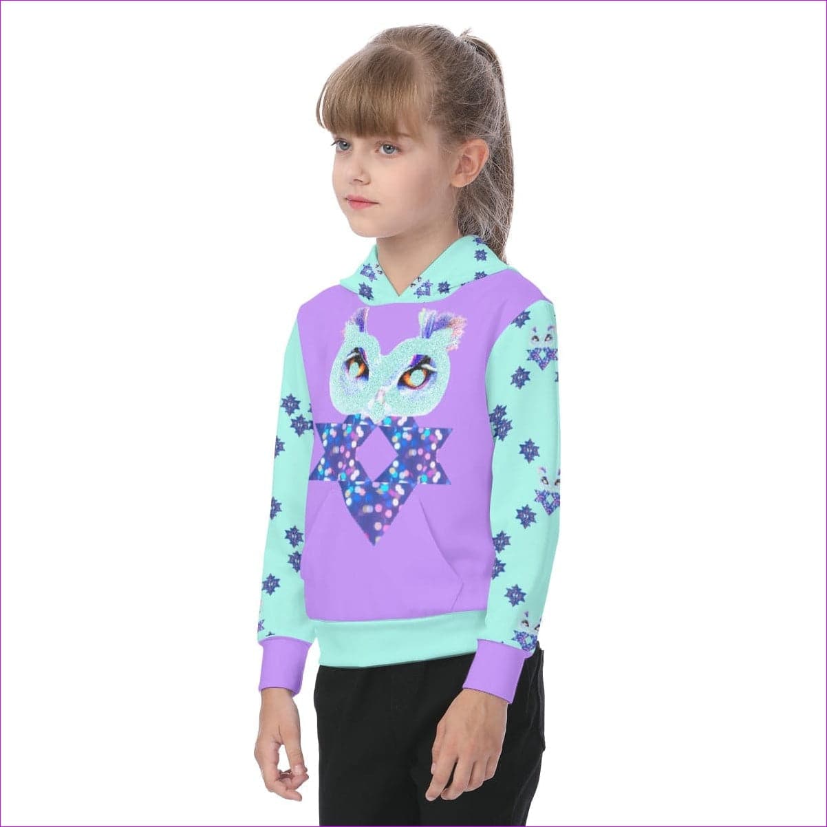 Owl-Some Kids Heavy Fleece Hoodie - kid's hoodie at TFC&H Co.