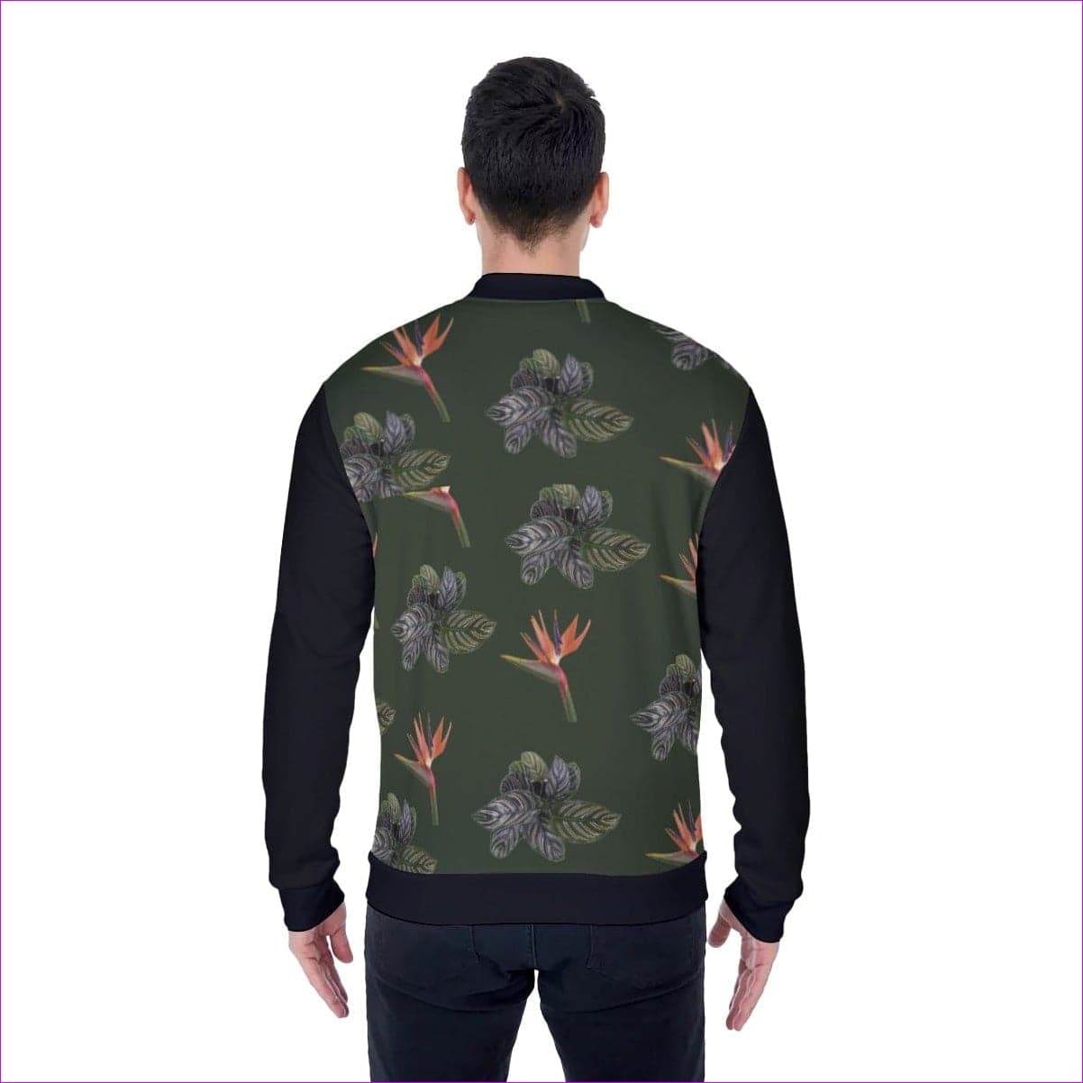 Paradise Men's Baseball Jacket - men's baseball jacket at TFC&H Co.