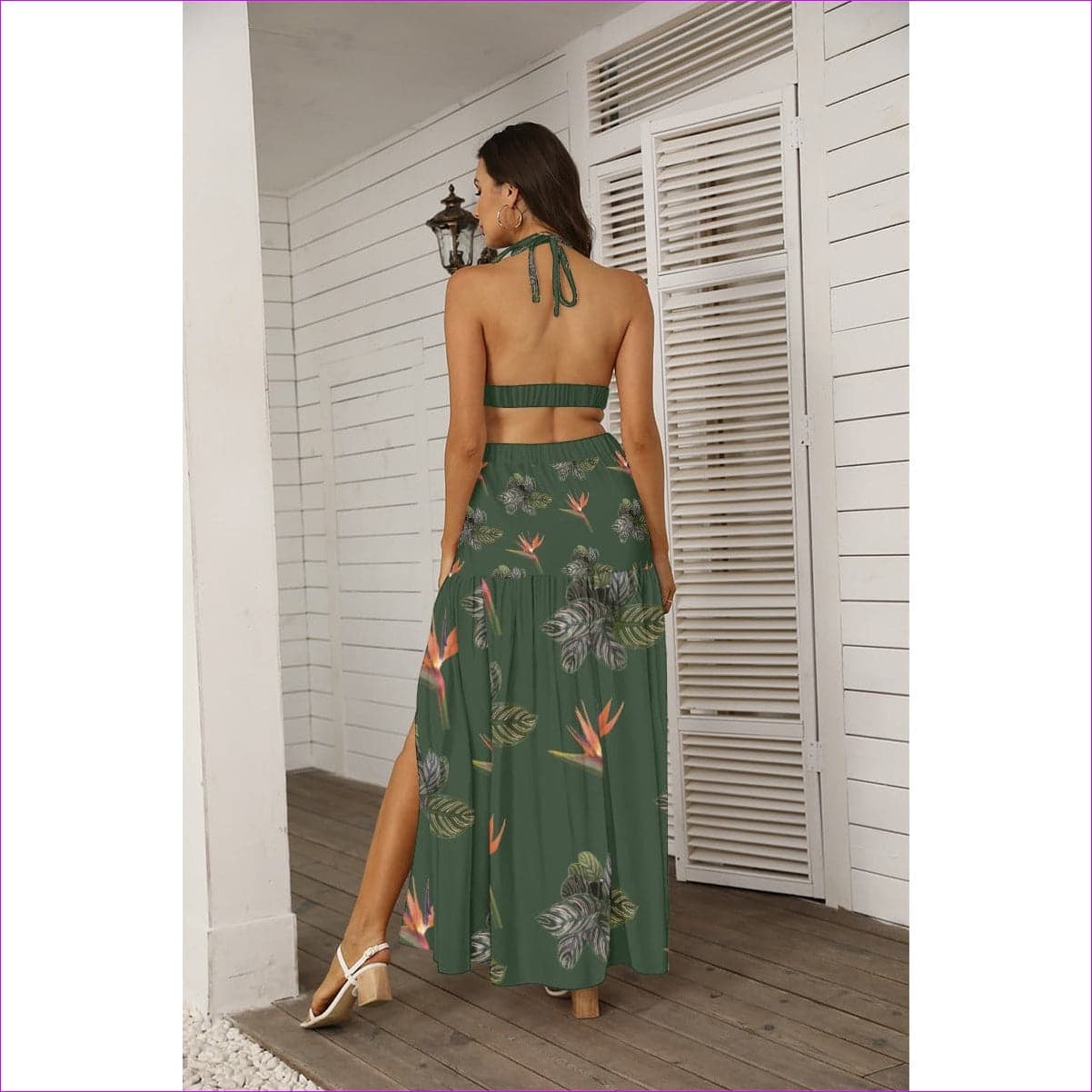 Paradise Womens Tie Back Wrap Dress - women's dress at TFC&H Co.