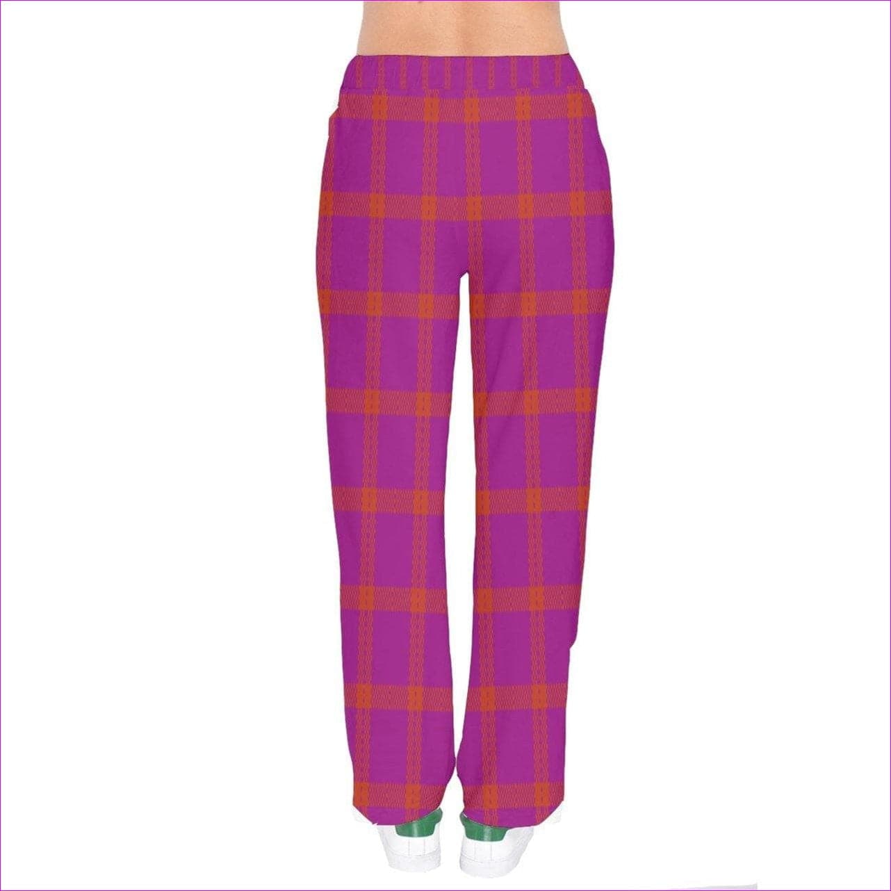 Perfusion Plaid Womens Velvet Drawstring Pants - women's pants at TFC&H Co.