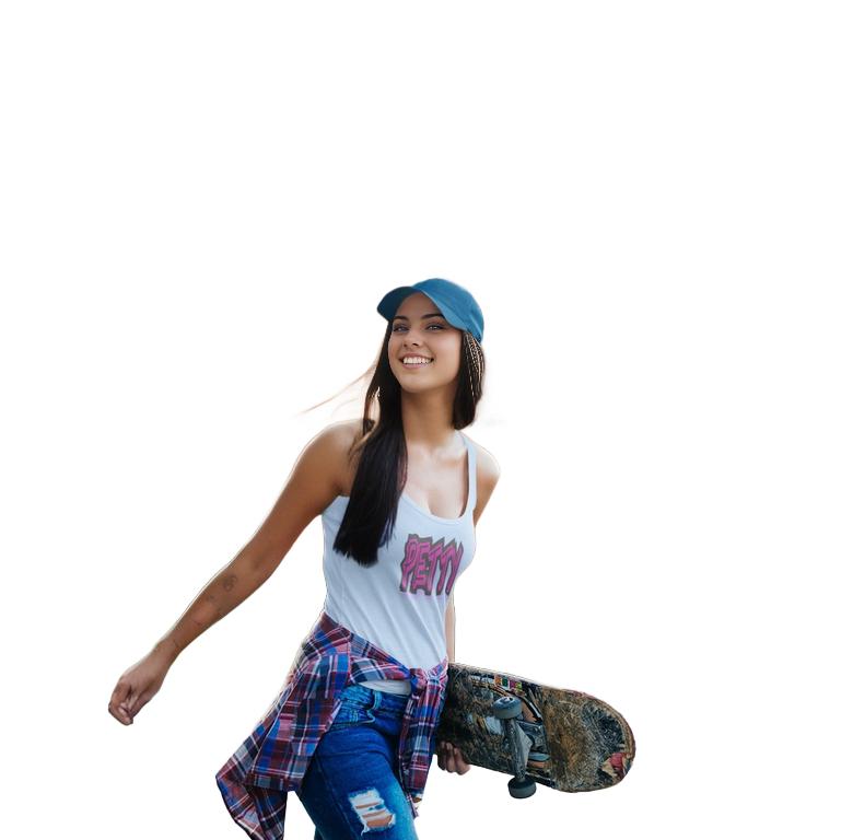 Petty Baby Blue Spaghetti Tank - women's tank top at TFC&H Co.