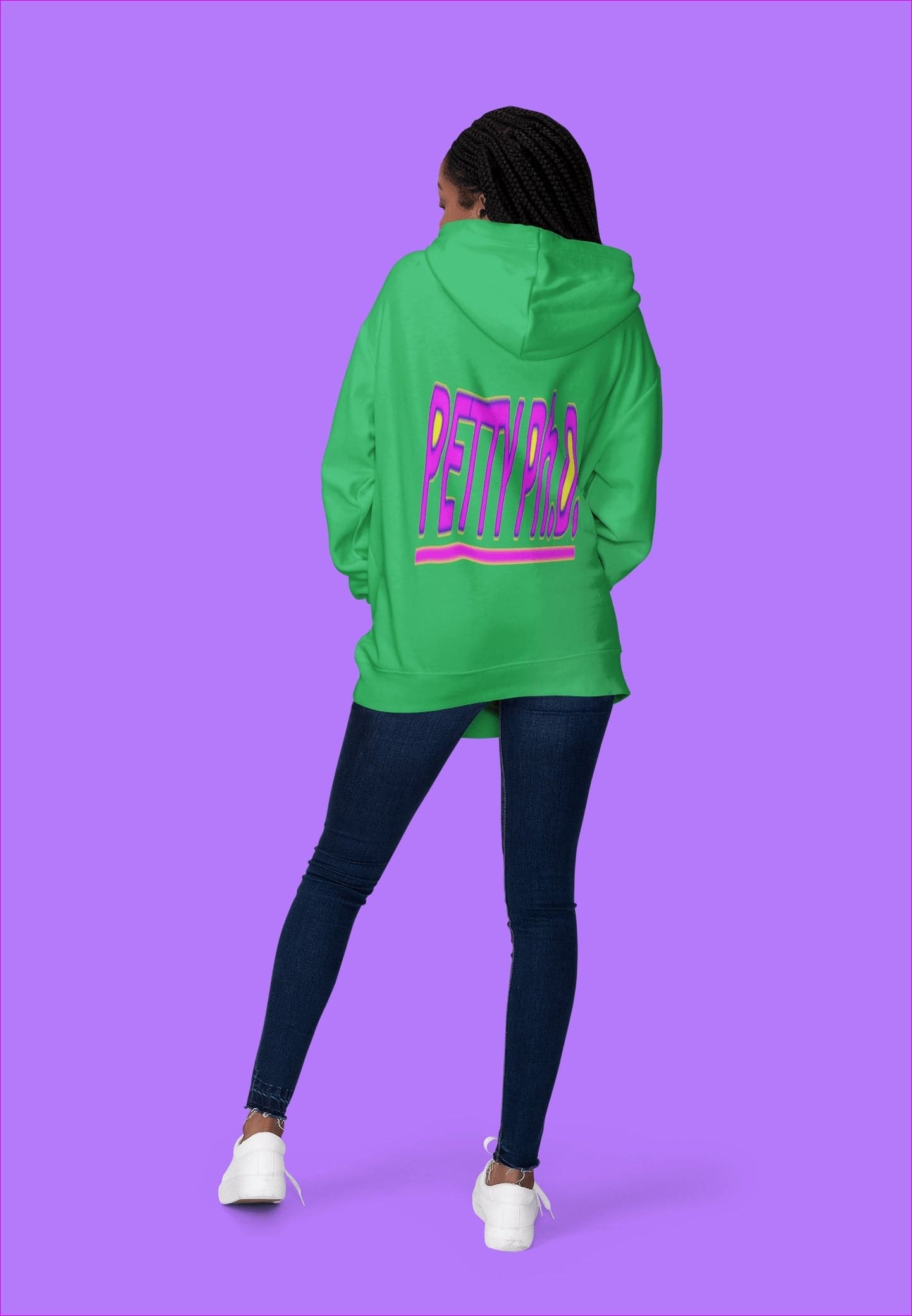 Irish Green M - Petty Ph.D. Unisex Heavy Blend™ Full Zip Women's Hooded Sweatshirt - Womens Sweathsirt at TFC&H Co.
