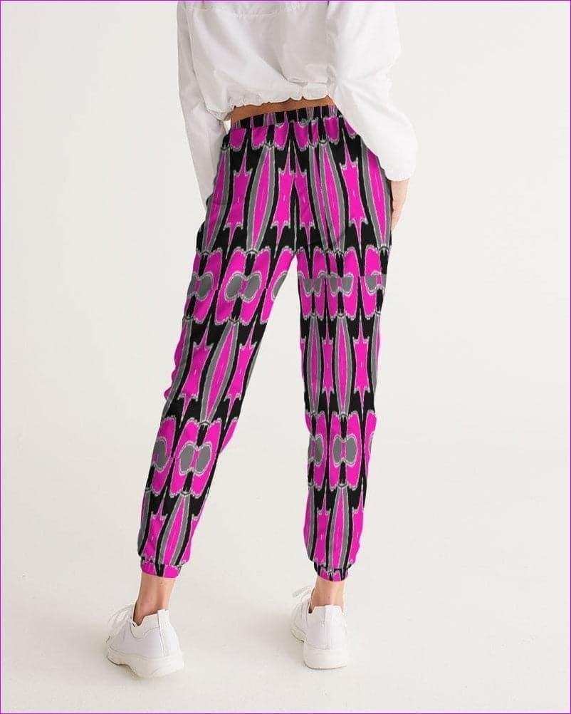 Pink Star Womens Track Pants - women's track pants at TFC&H Co.