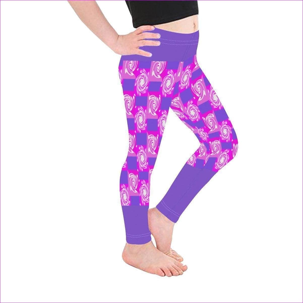 Pink Whirlwind Kids 2T - 6X Leggings - kids leggings at TFC&H Co.