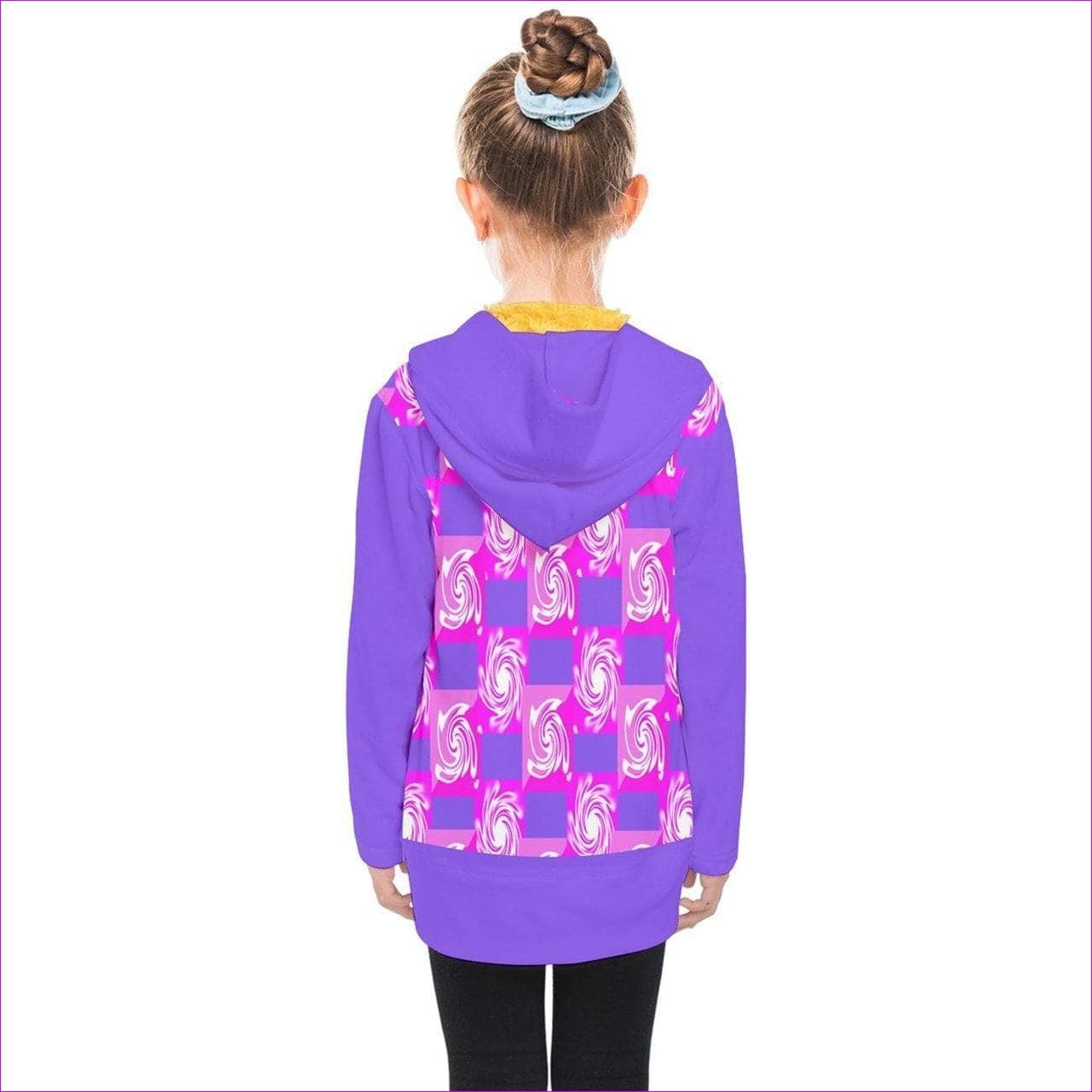 Pink Whirlwind Kids Double Breasted Button Coat - kids coat at TFC&H Co.