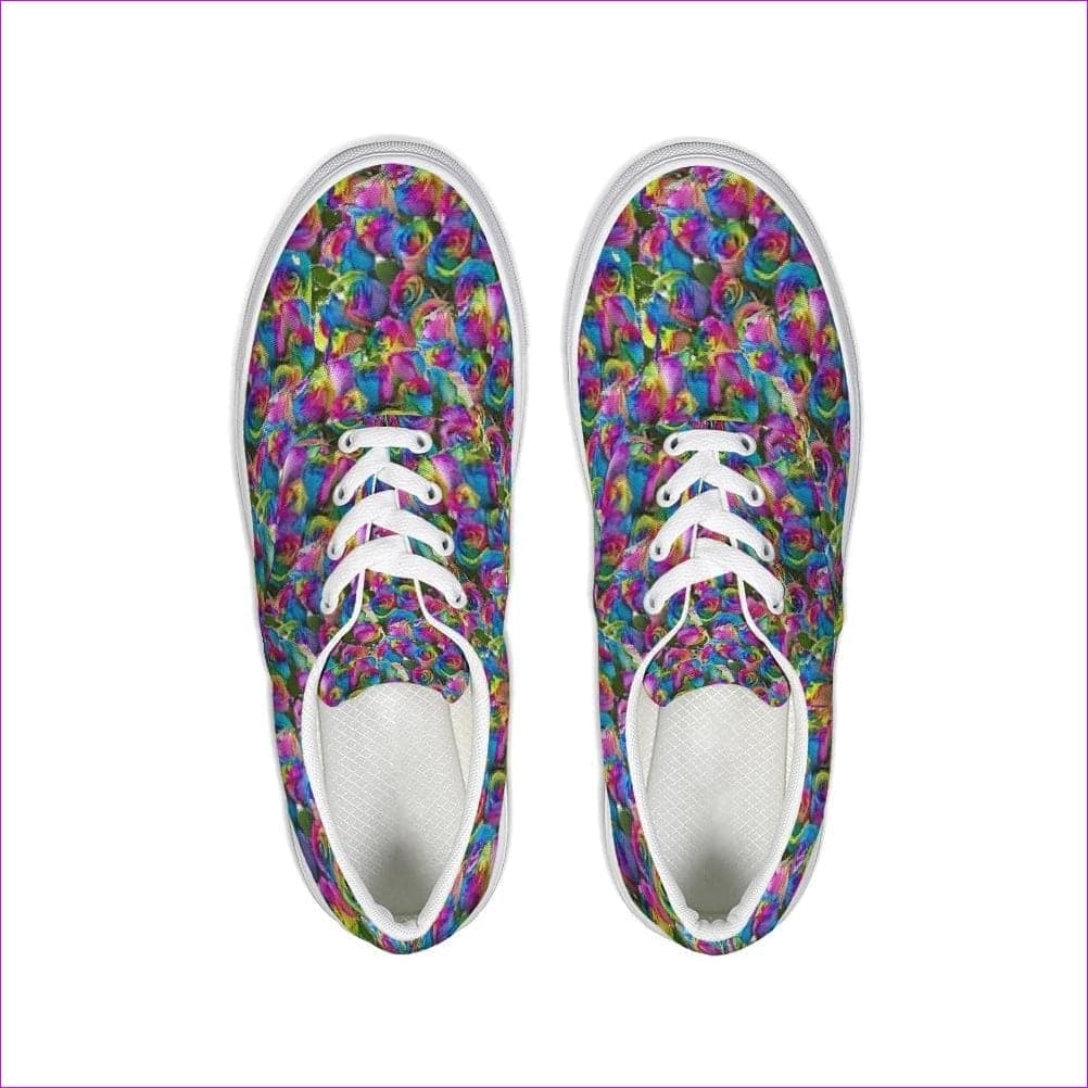 Psy-Rose Lace Up Canvas Shoe - women's shoe at TFC&H Co.