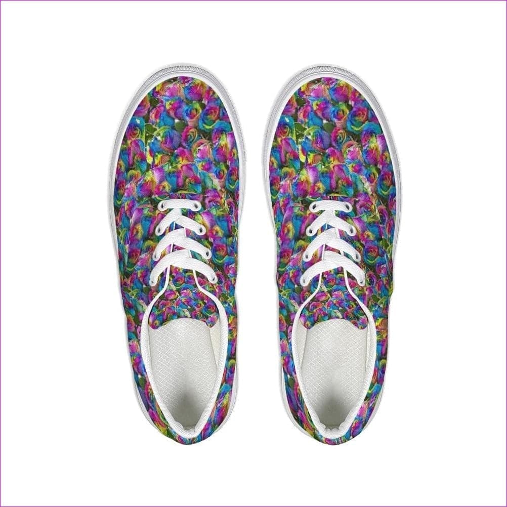 Psy-Rose Lace Up Canvas Shoe - women's shoe at TFC&H Co.