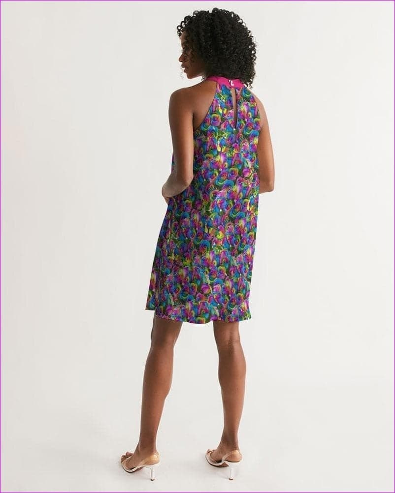 Psy-Rose Womens Halter Dress - women's dress at TFC&H Co.