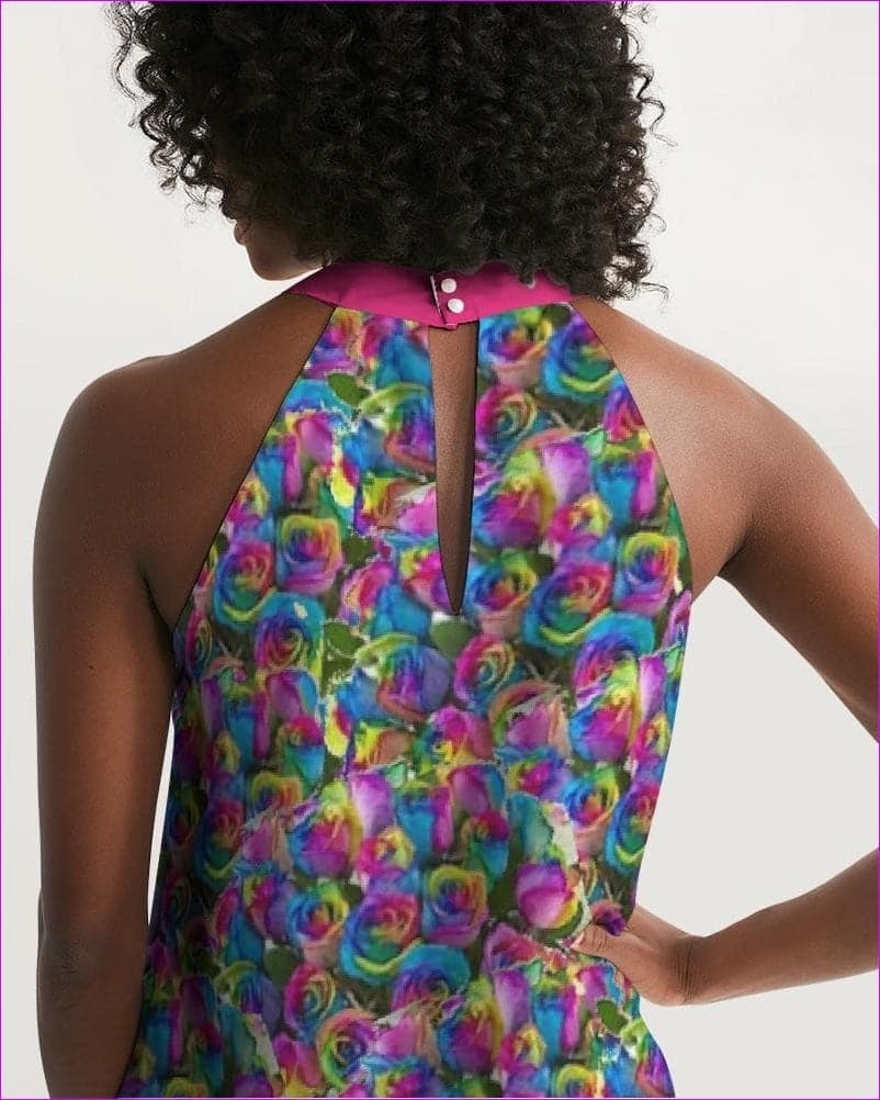 Psy-Rose Womens Halter Dress - women's dress at TFC&H Co.