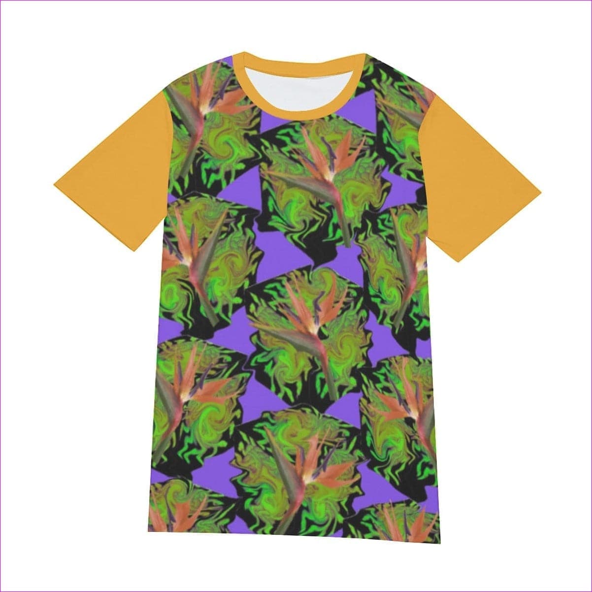 Psychedelic Paradise Men's O-Neck T-Shirt | 100% Cotton - men's t-shirt at TFC&H Co.