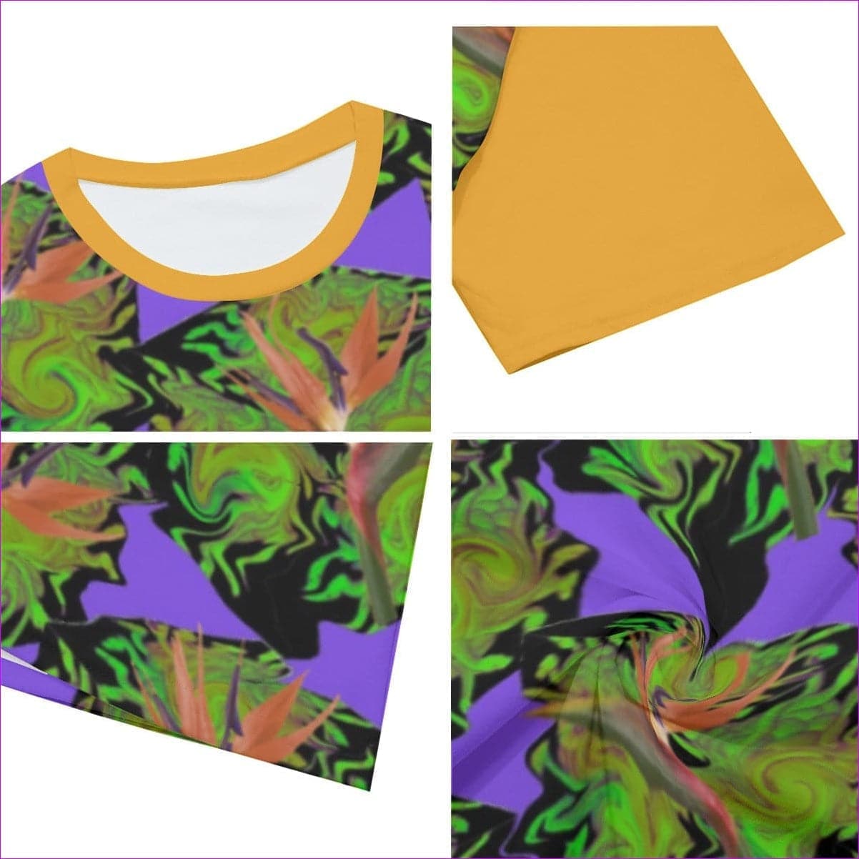 Psychedelic Paradise Men's O-Neck T-Shirt | 100% Cotton - men's t-shirt at TFC&H Co.