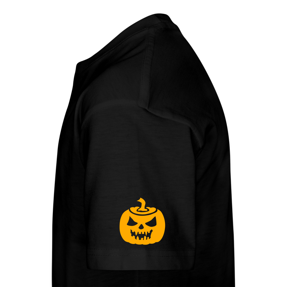 black Pumpkin Face Kids' Halloween T-Shirt - Kids' Premium T-Shirt | Spreadshirt 815 at TFC&H Co.