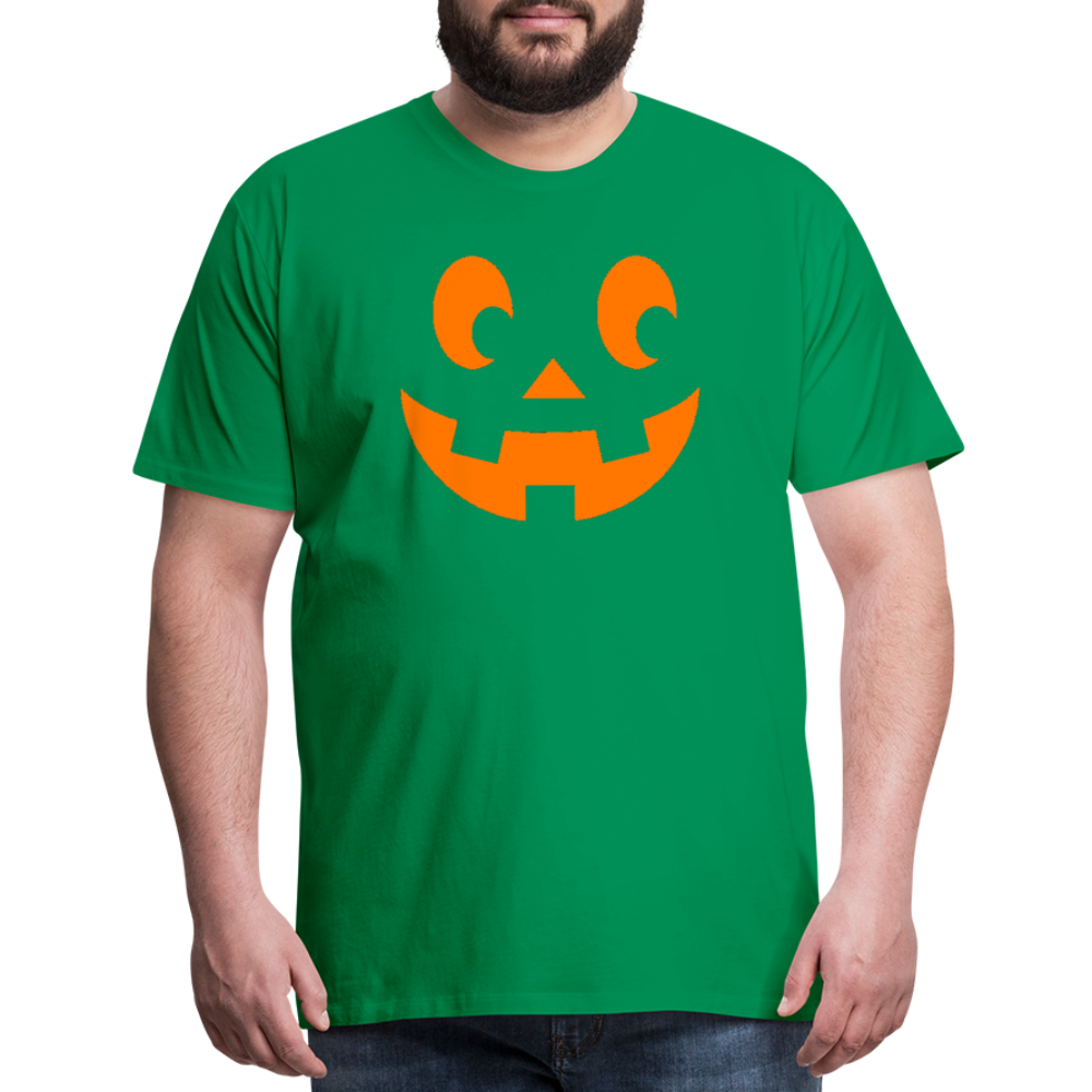 Pumpkin Face Men's Halloween T-Shirt - Men's Premium T-Shirt | Spreadshirt 812 at TFC&H Co.