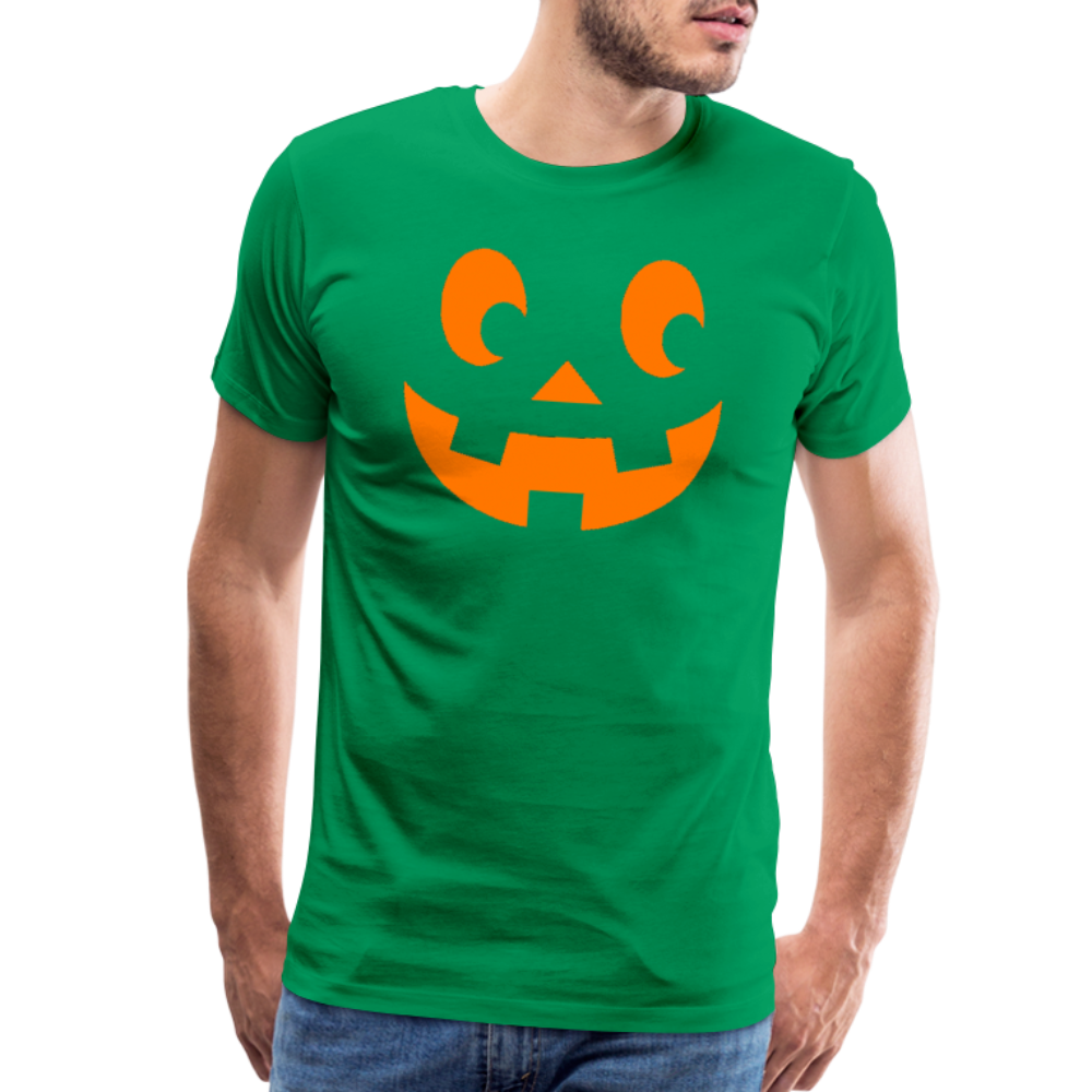 Pumpkin Face Men's Halloween T-Shirt - Men's Premium T-Shirt | Spreadshirt 812 at TFC&H Co.