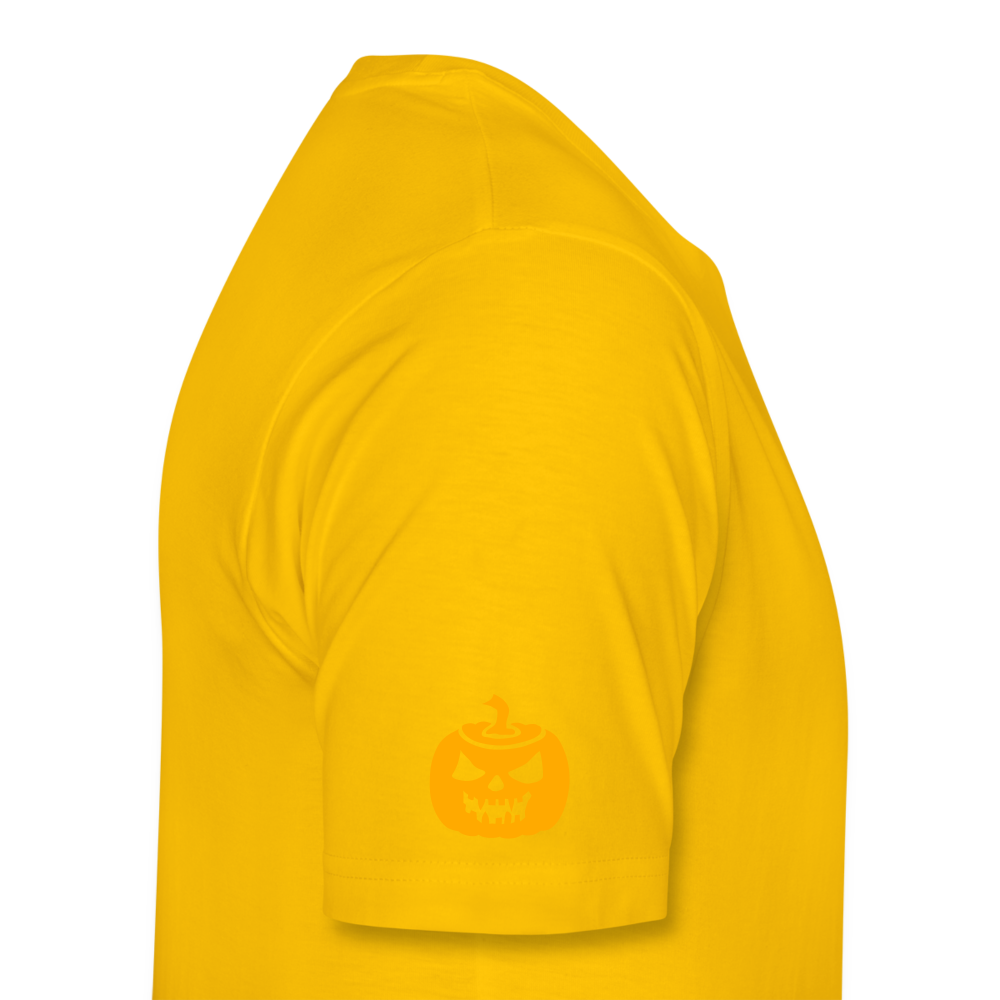Pumpkin Face Men's Halloween T-Shirt - Men's Premium T-Shirt | Spreadshirt 812 at TFC&H Co.