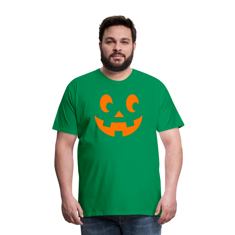 Pumpkin Face Men's Halloween T-Shirt - Men's Premium T-Shirt | Spreadshirt 812 at TFC&H Co.
