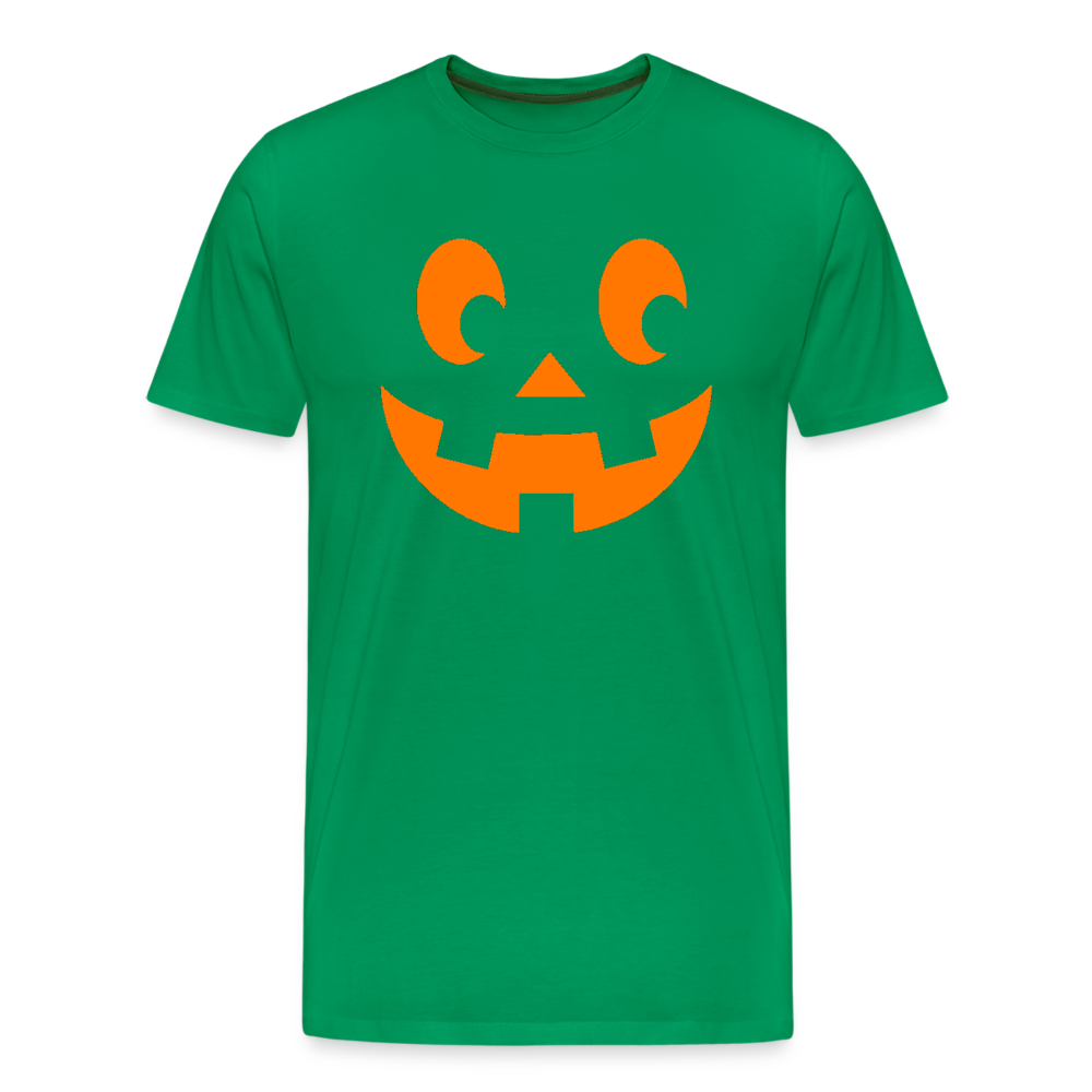 Pumpkin Face Men's Halloween T-Shirt - Men's Premium T-Shirt | Spreadshirt 812 at TFC&H Co.