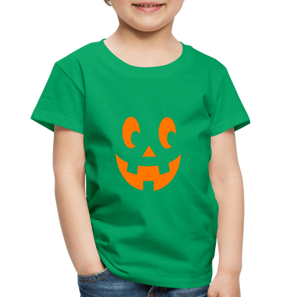Pumpkin Face Toddler Halloween T-Shirt - Toddler Premium T-Shirt | Spreadshirt 814 at TFC&H Co.