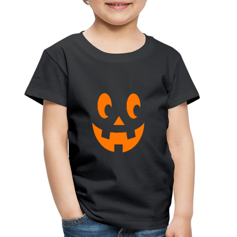 Pumpkin Face Toddler Halloween T-Shirt - Toddler Premium T-Shirt | Spreadshirt 814 at TFC&H Co.