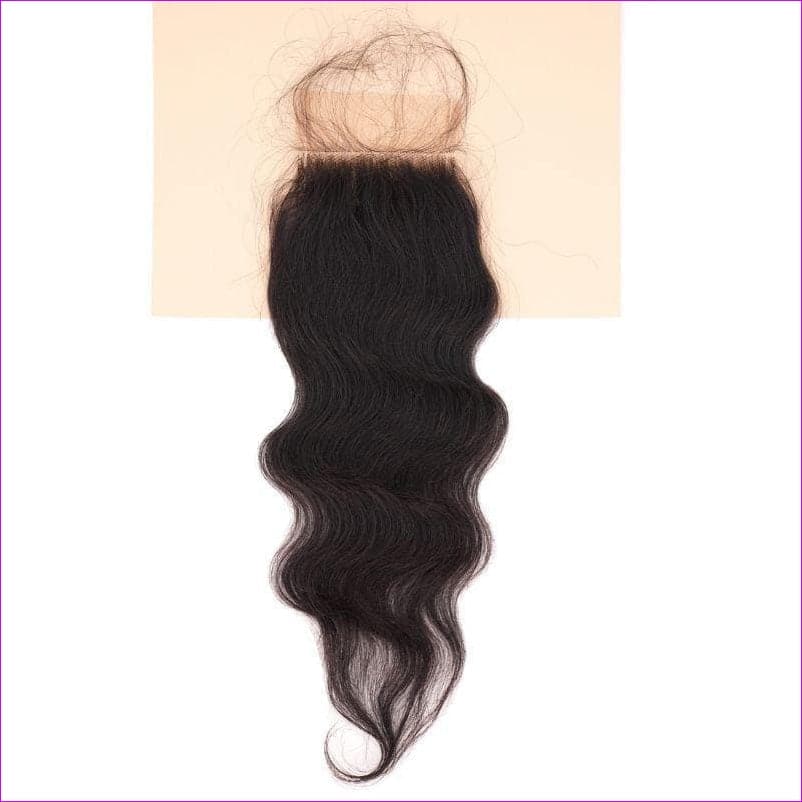 Raw Indian Curly Closure - closure at TFC&H Co.