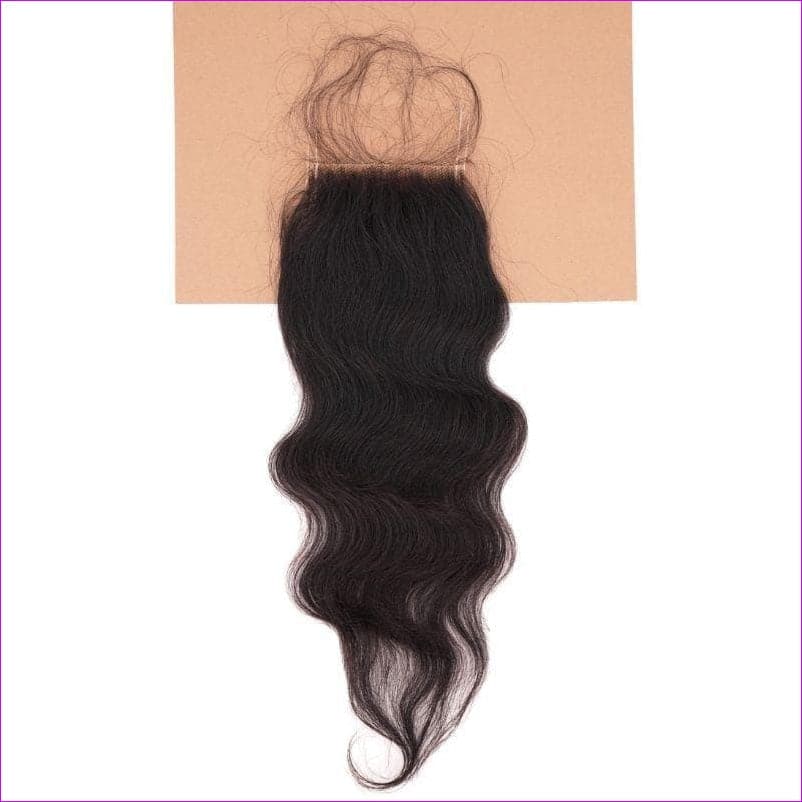Raw Indian Curly Closure - closure at TFC&H Co.