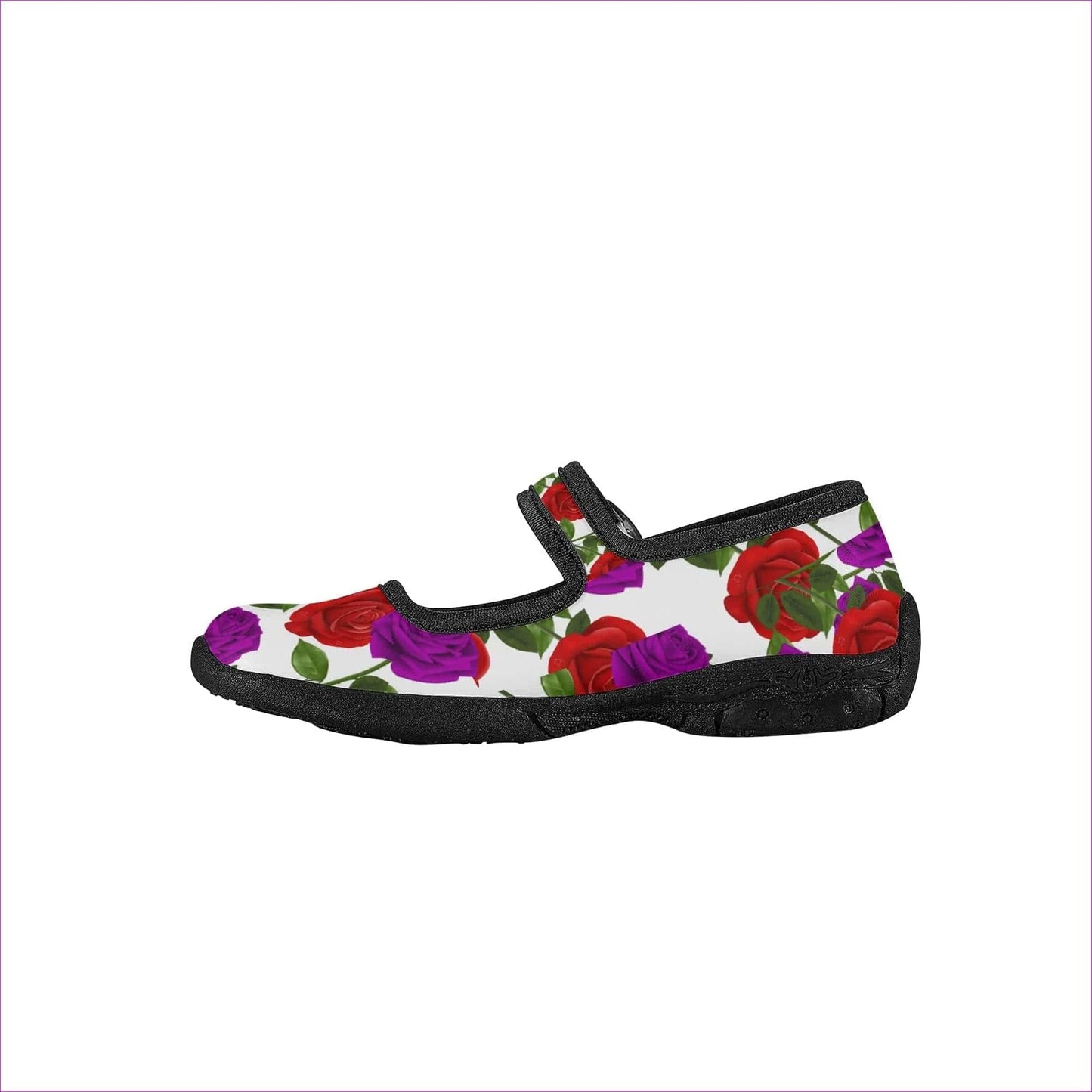 Red Rose Purp Girls Round Toe Casual Shoes - kid's shoes at TFC&H Co.