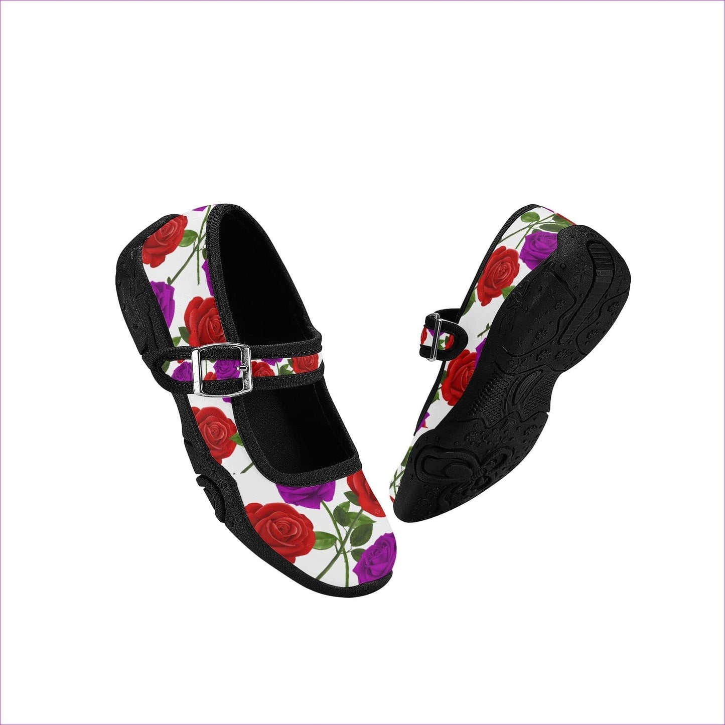Red Rose Purp Girls Round Toe Casual Shoes - kid's shoes at TFC&H Co.
