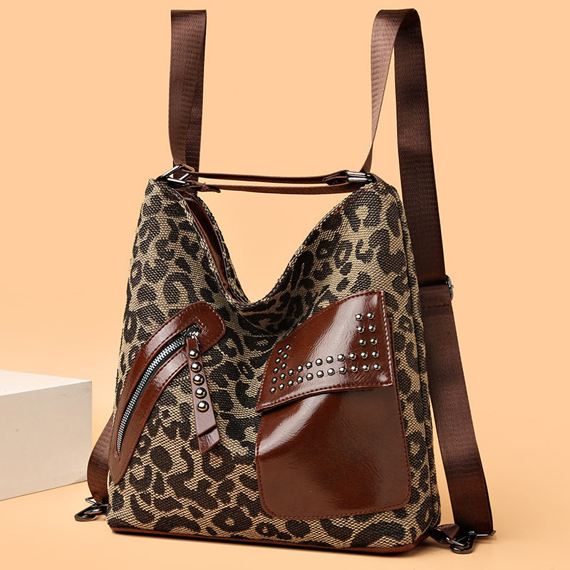 - Rivet Shoulder Book Bag - 2 options - handbag at TFC&H Co.