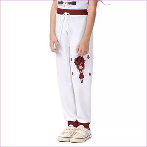 White - Roseline Red Kids Casual Pants - kids pants at TFC&H Co.