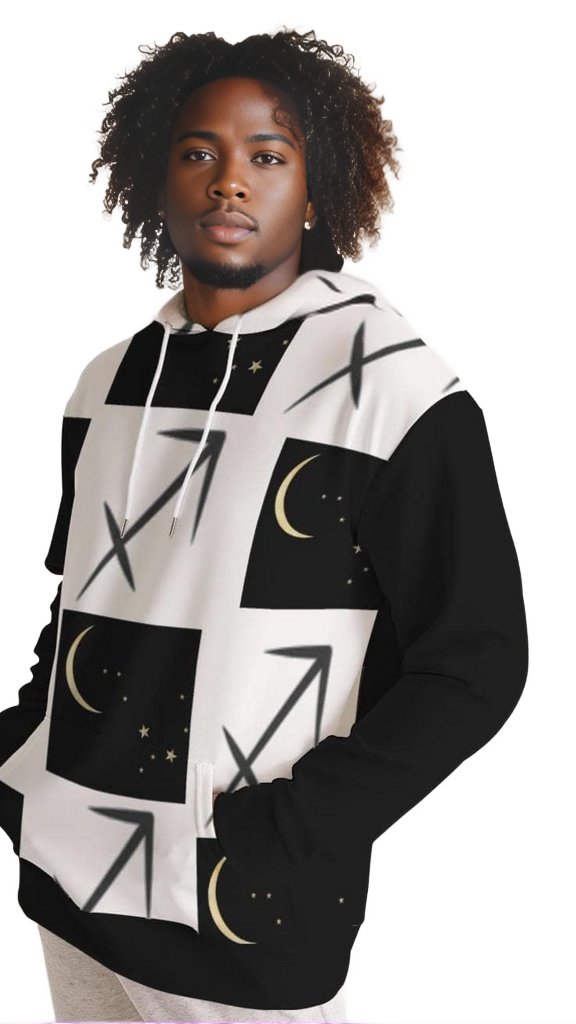Sagittarius Moon Men's Hoodie - Men's Hoodie at TFC&H Co.