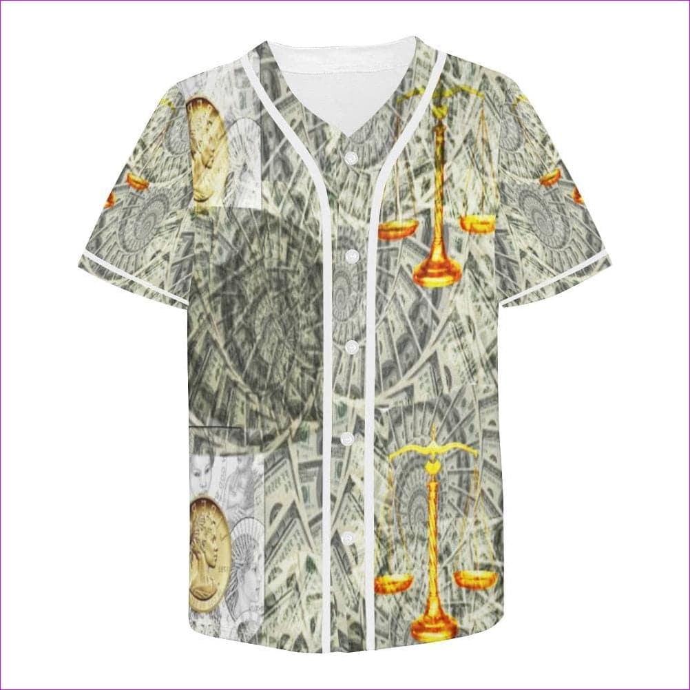 Scales Men's Baseball Jersey - men's baseball jersey at TFC&H Co.