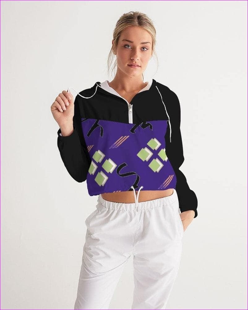 Sig Women's Cropped Windbreaker - women's cropped windbreaker at TFC&H Co.