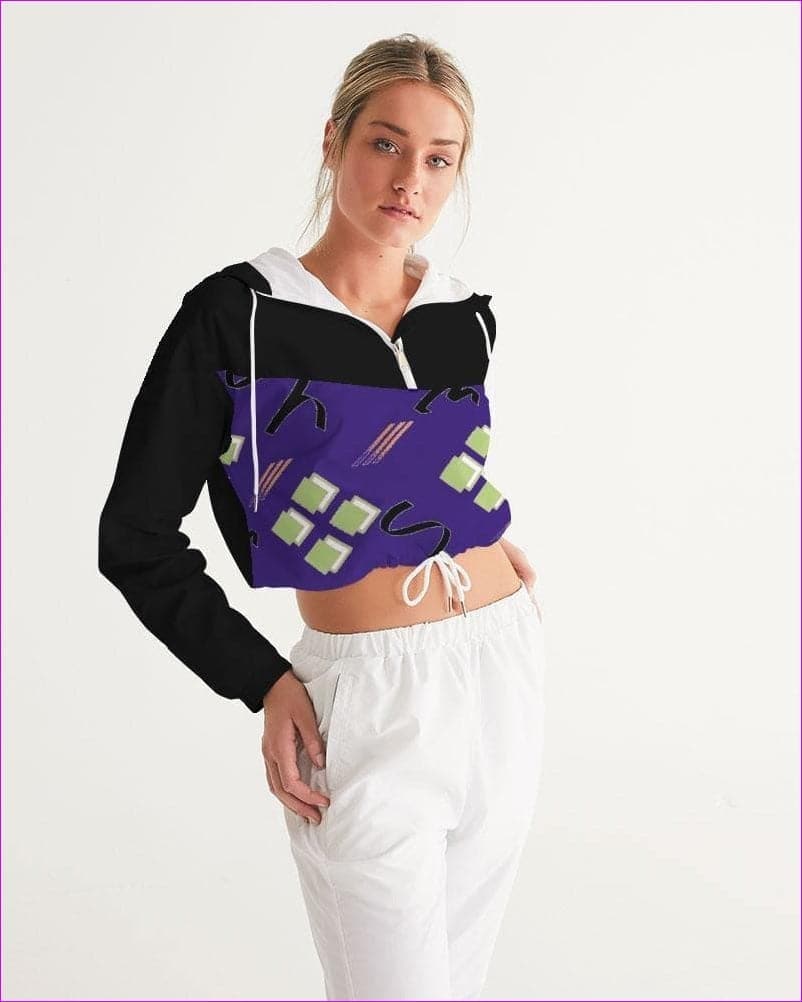 Sig Women's Cropped Windbreaker - women's cropped windbreaker at TFC&H Co.