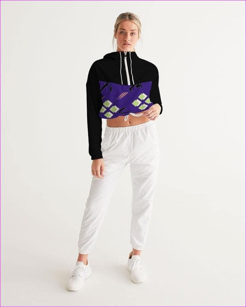 Sig Women's Cropped Windbreaker - women's cropped windbreaker at TFC&H Co.
