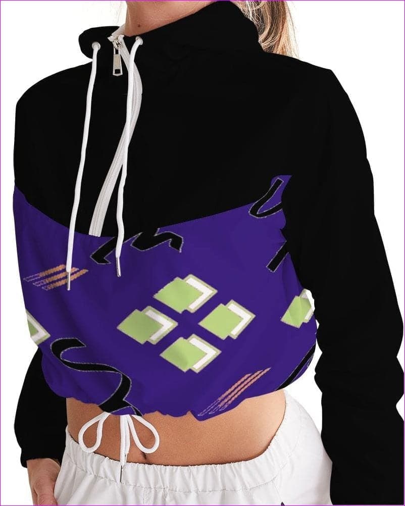 Sig Women's Cropped Windbreaker - women's cropped windbreaker at TFC&H Co.