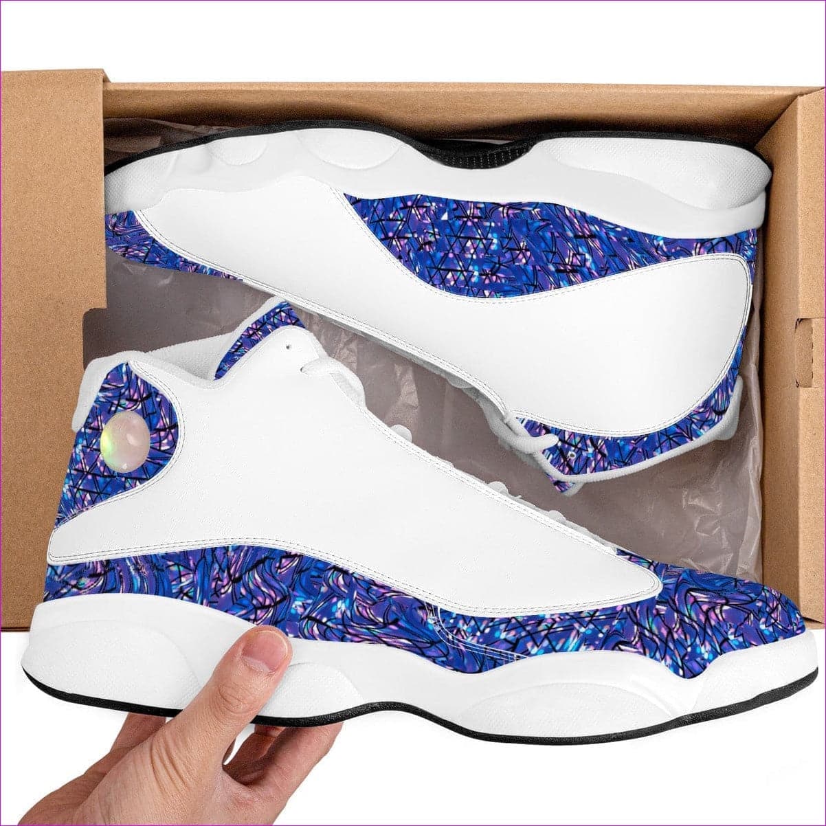 Skewed Basketball Shoes - basketball shoes at TFC&H Co.