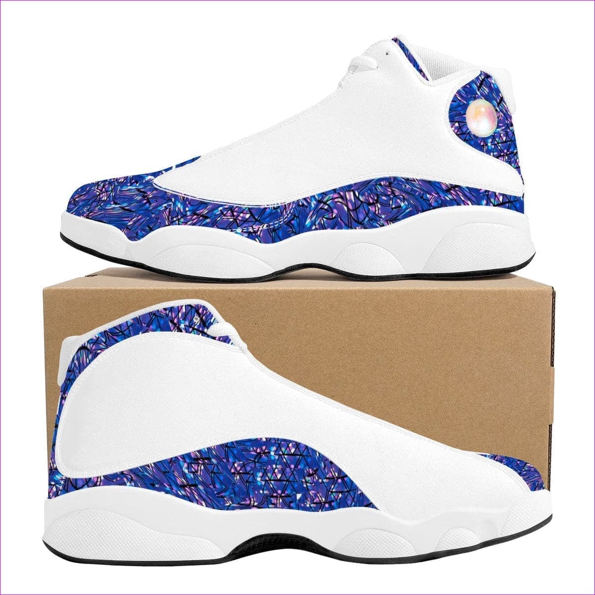 Skewed Basketball Shoes - basketball shoes at TFC&H Co.