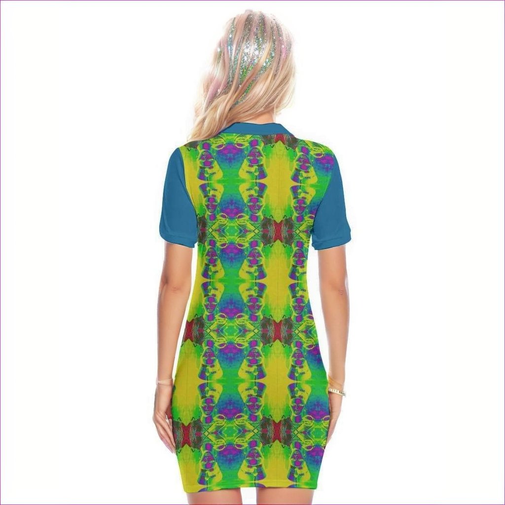 Snake Women's Polo Collar Dress - women's dress at TFC&H Co.