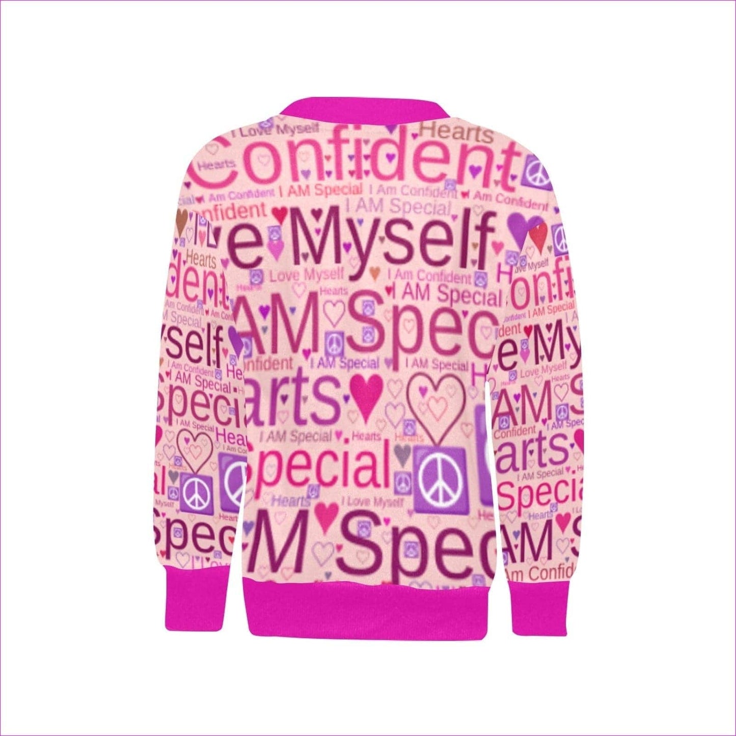 Speak-Over Girls' V-Neck Sweater - 2 options - kid's sweater at TFC&H Co.