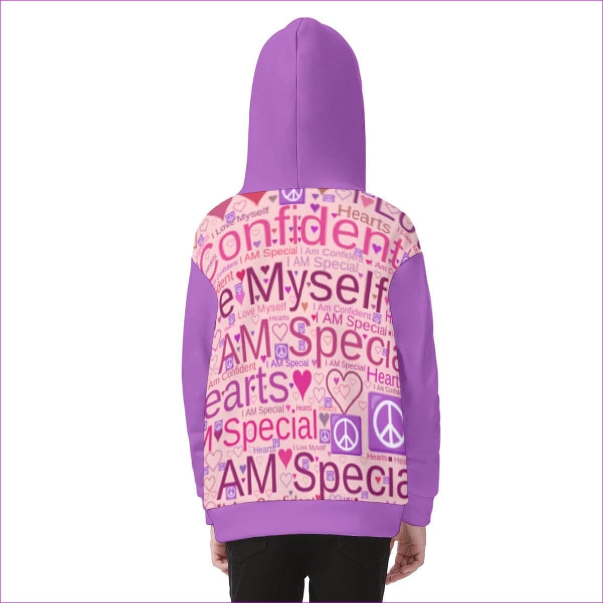 Speak-Over Kids Heavy Fleece Zip Up Hoodie - kid's hoodie at TFC&H Co.