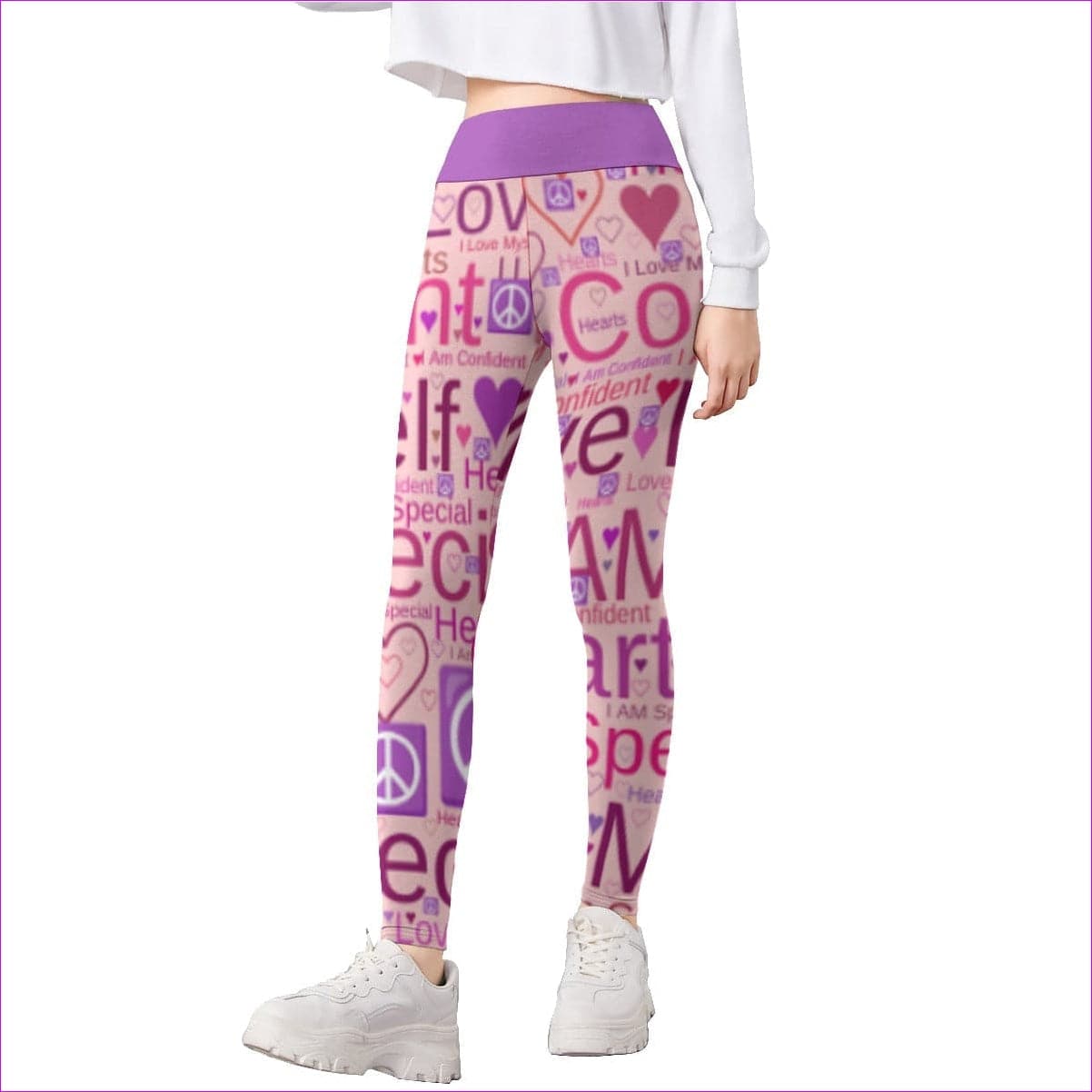 Speak-Over Kids Leggings - kid's leggings at TFC&H Co.