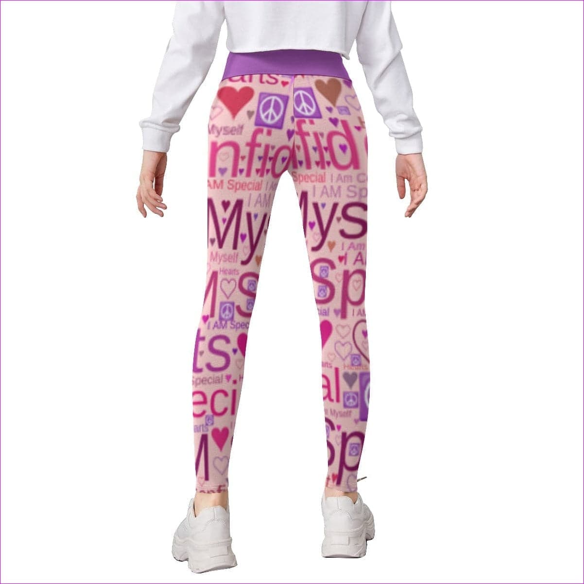 Speak-Over Kids Leggings - kid's leggings at TFC&H Co.