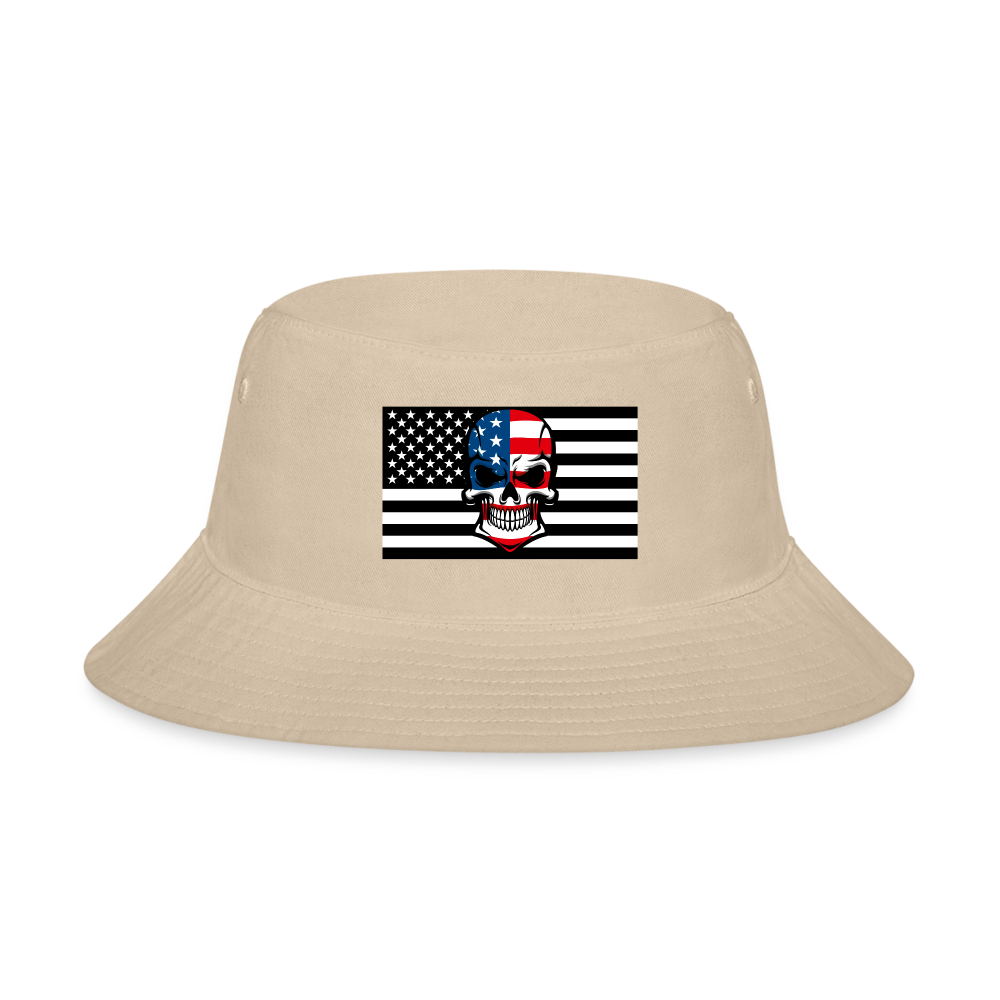 CREAM - Skull Flag Bucket Hat - Ships from The US - Bucket Hat at TFC&H Co.