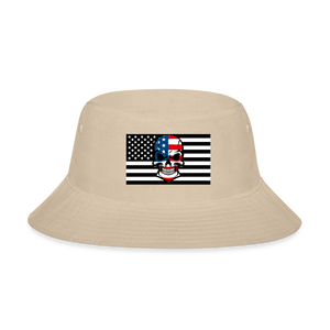 CREAM - Skull Flag Bucket Hat - Ships from The US - Bucket Hat at TFC&H Co.