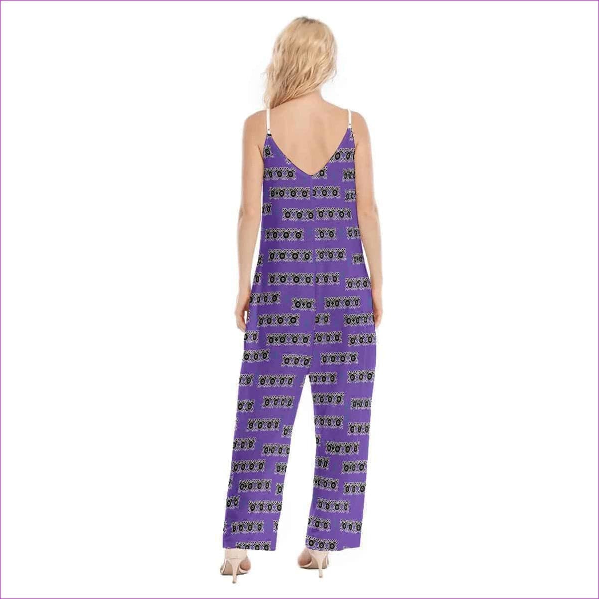 Stacked Women's Loose Cami Jumpsuit - women's jumpsuit at TFC&H Co.