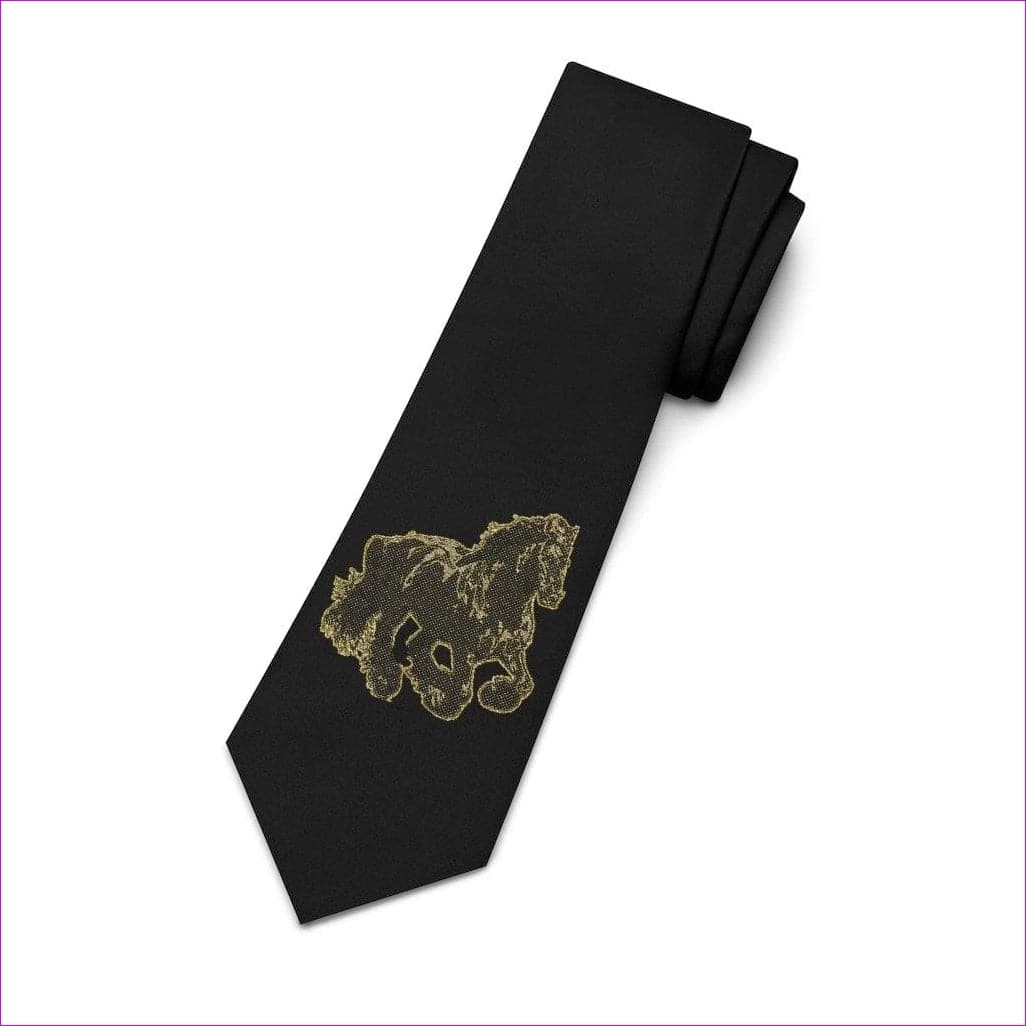 One Size - Stallion Clothing Necktie - Black - necktie at TFC&H Co.
