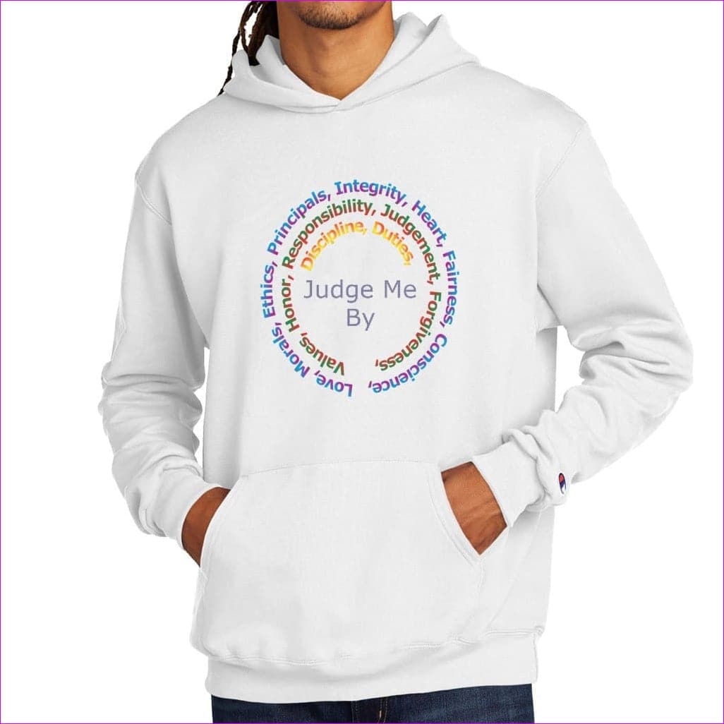 White - Stature & Character Champion Hoodie - unisex hoodie at TFC&H Co.