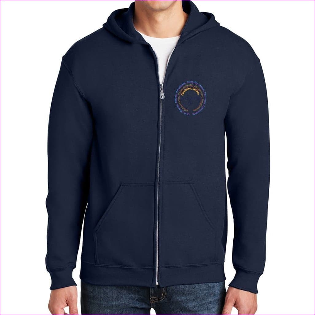Stature & Character Heavy Blend Full-Zip Hooded Sweatshirt - unisex hoodie at TFC&H Co.