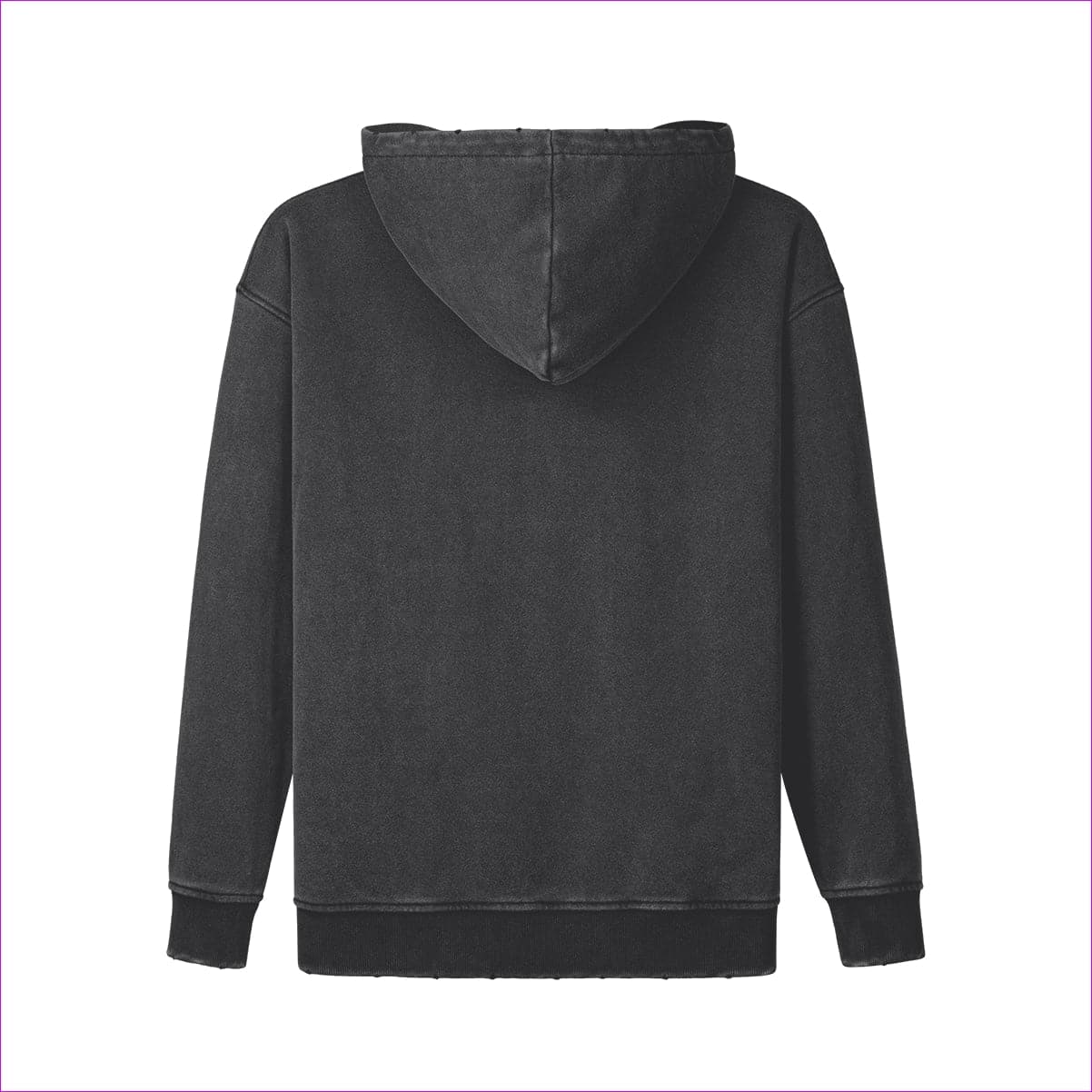 - Stature & Character Snow Wash Button Collar Hoodie | 100% Cotton - unisex hoodie at TFC&H Co.